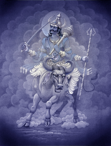 Сатурн (Шанидев) - управитель накшатры Анурадха в ведической астрологии