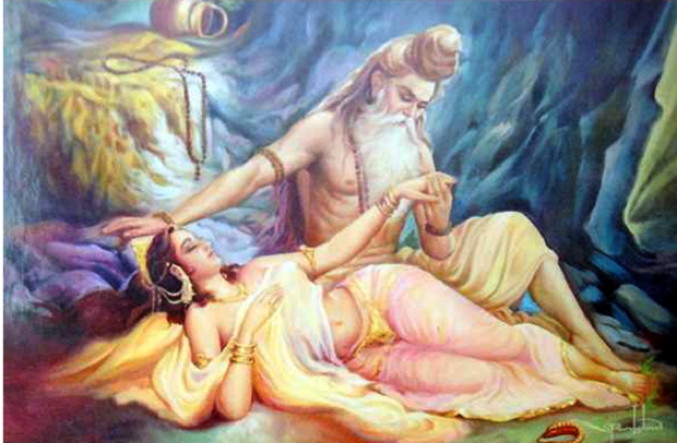 Махабхарата - Сатьявати и мудрец Парашара
