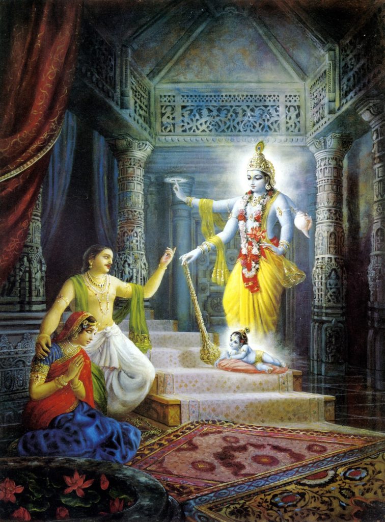 Махабхарата - Господь Кришна явился как сын Деваки и Васудевы