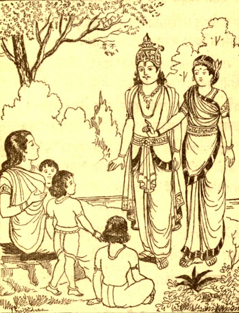 Махабхарата-122 - Деваяни узнает о детях Яяти от Шармиштхи