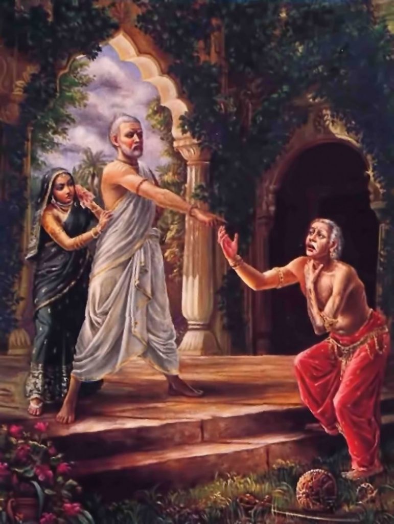 Махабхарата-125 - Шукрачарья проклинает царя Яяти