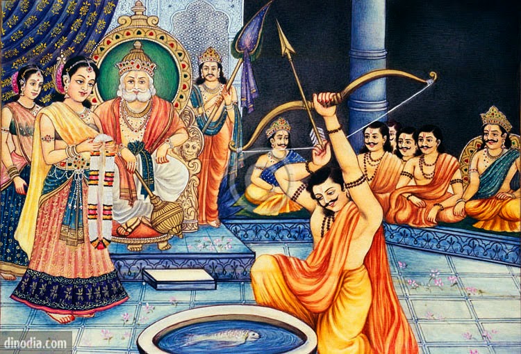 Махабхарата - Арджуна на сваямваре Драупади
