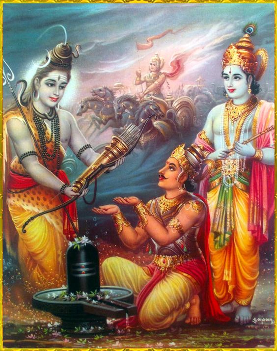 Махабхарата - Господь Шива дарует Арджуне оружие Пашупата