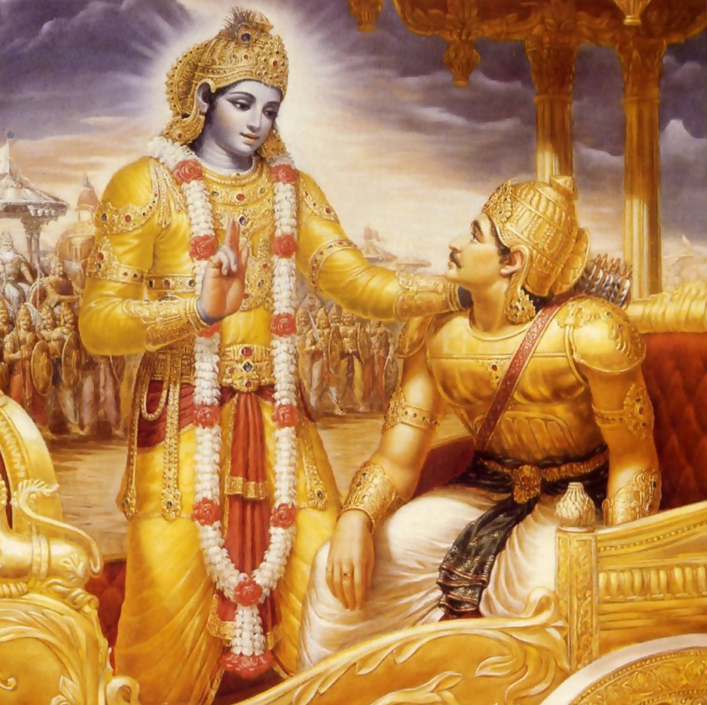 Махабхарата - Кришна рассказывает Бхагавад-Гиту