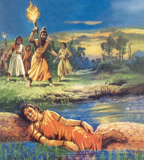 Махабхарата - История Аруни, ученика Дхаумьи