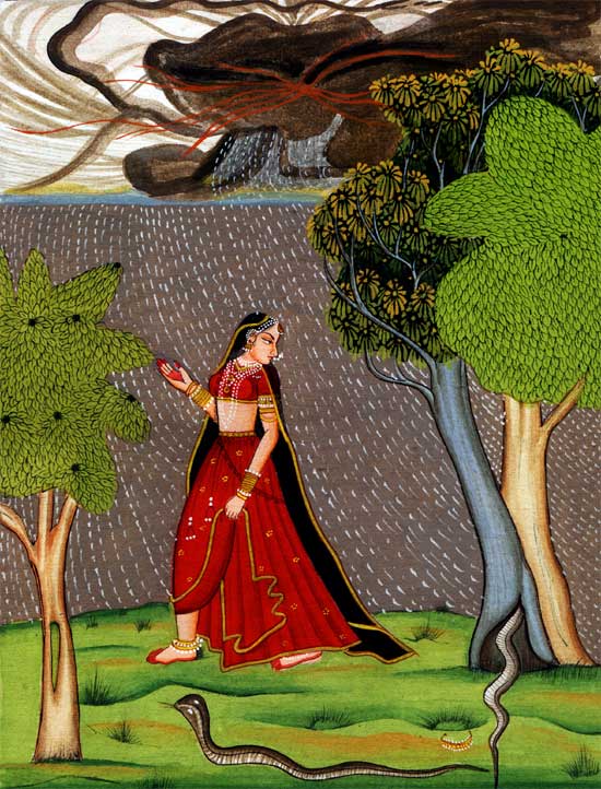 Махабхарата - Васуки отдает мудрецу Джараткару в жены свою сестру