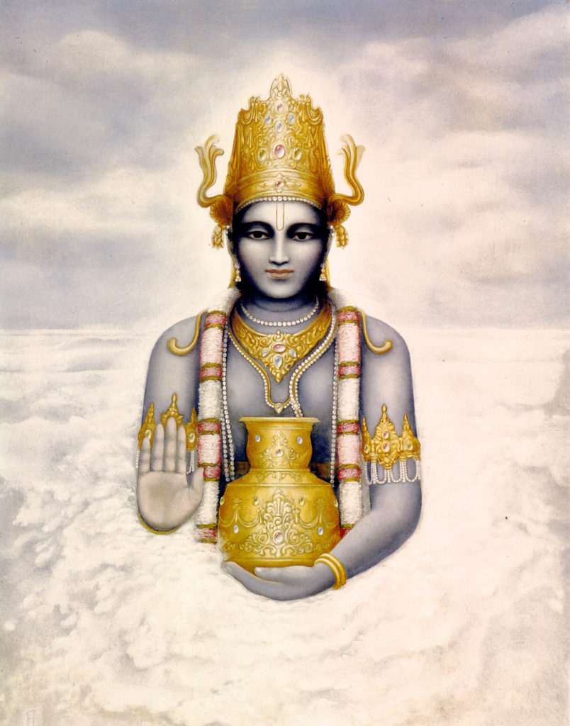 Махабхарата - Господь Дханвантари приносит нектар бессмертия