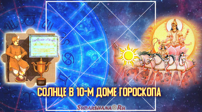 Сурья - Солнце в 10-м доме гороскопа