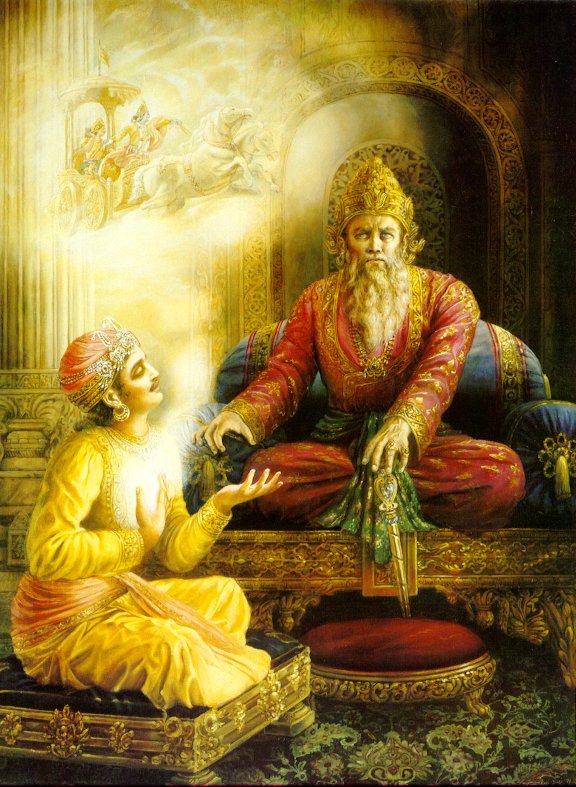 Махабхарата - Дхритараштра и Санджая