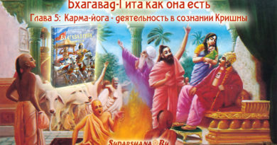 Бхагавад-Гита - глава 5 - Карма-йога - деятельность в сознании Кришны