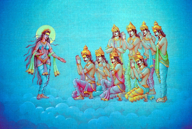 Махабхарата - Ганга и восемь Васу