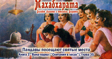 Махабхарата-Ванапарва-глава-035 - Пандавы посещают святые места